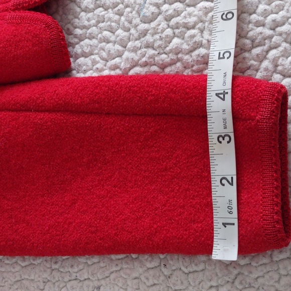 Geiger Tyrol Size 36 Austria Pure New Wool Red Button Front Sweater Jacket - Picture 7 of 16